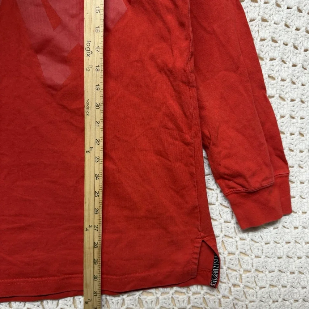 Vtg Nike Air Sweatshirt Pullover Mens XL Red Graphic Long Sleeve Crew Neck